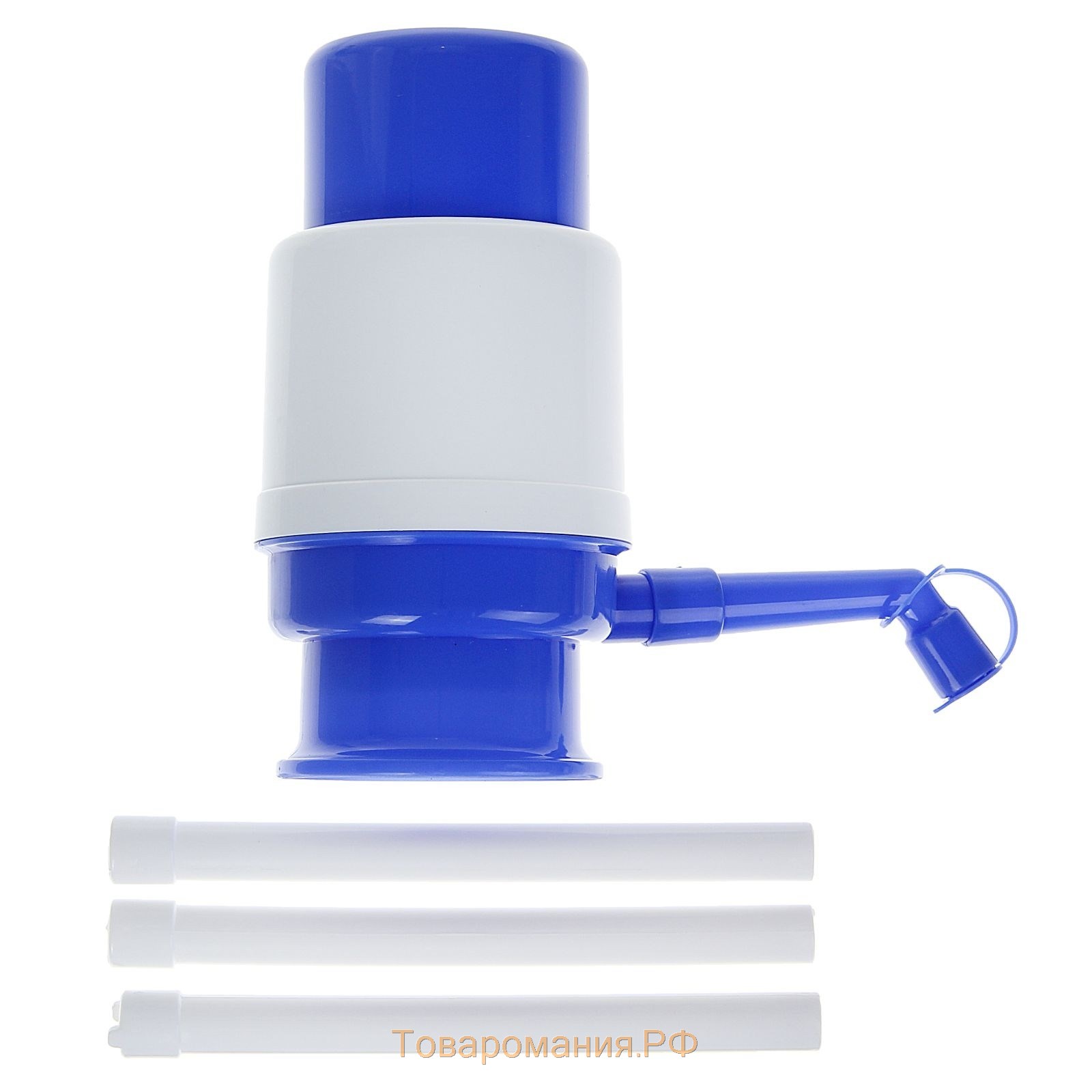 Помпа для воды LESOTO Mini, механическая, под бутыль от 11 до 19 л, голубая