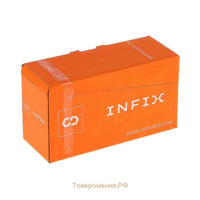 Саморез конструкционный INFIX, 6х160 мм, потай, Torx30, жёлтый цинк