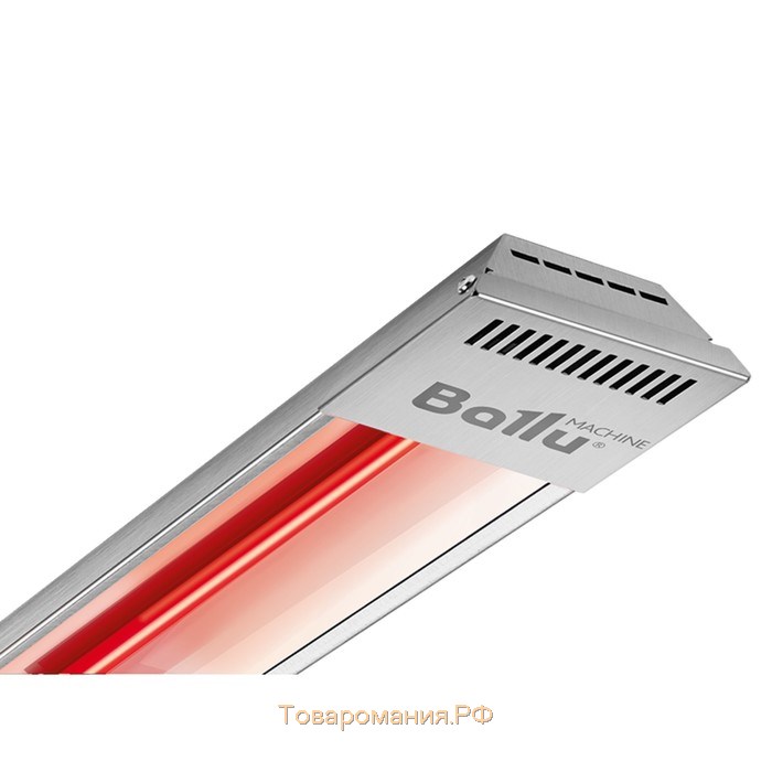 Обогреватель Ballu BIH-T-1.0-E, инфракрасный, 1000 Вт, 10 м2, нержавеющая сталь