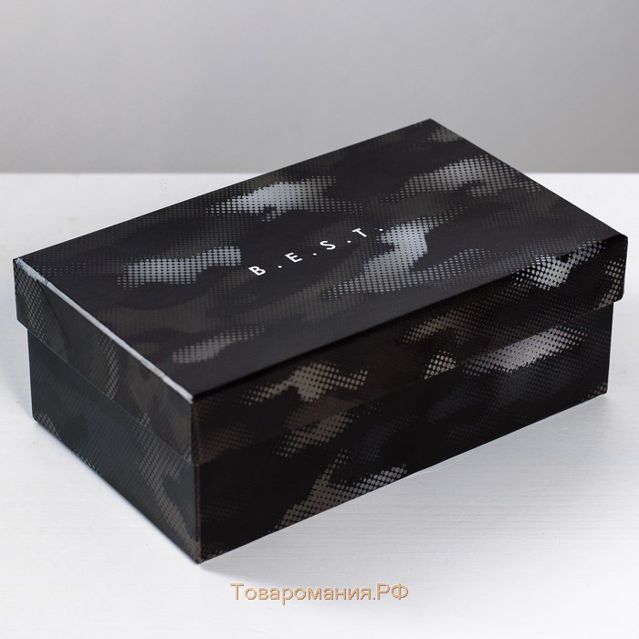 Набор коробок 10 в 1, упаковка подарочная, «Хаки», 12 х 7 х 4 - 32,5 х 20 х 12,5 см