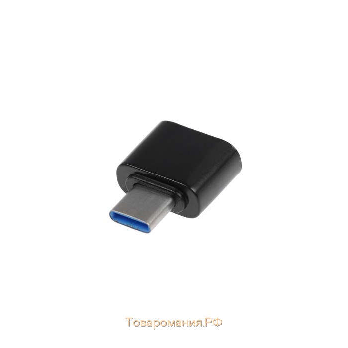 OTG адаптер Type-C - USB, цвет чёрный