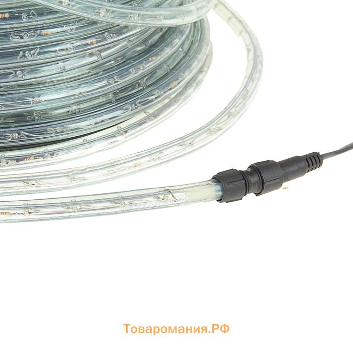 Световой шнур Lighting 13 мм, IP65, 100 м, 36 LED/м, 220 В, 3W, чейзинг, свечение мульти