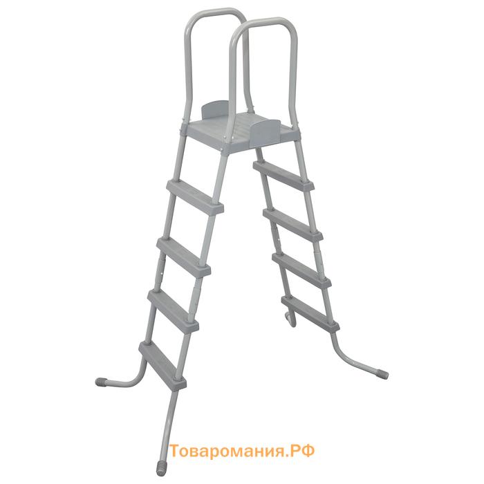 Бассейн каркасный Power Steel, 610 x 132 см, фильтр-насос, тент, лестница, 56883 Bestway