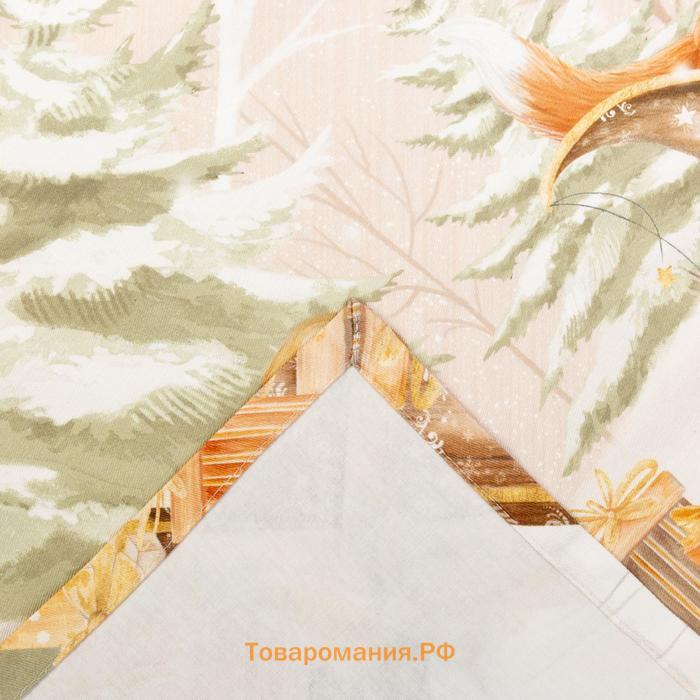 Скатерть новогодняя  "Christmas forest" Скатерть новогодняя 150*220 +/-3см с ГМВО, 100%хл, 190г/м2