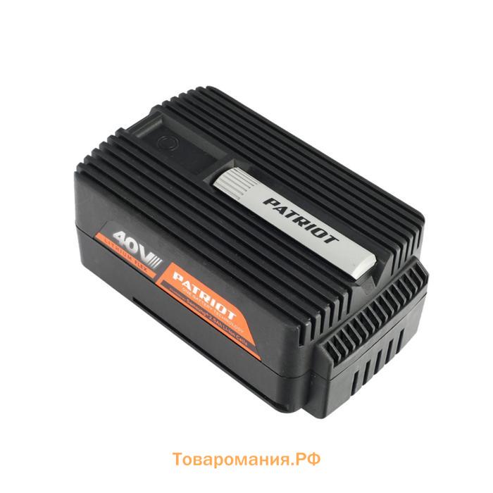 Триммер аккумуляторный PATRIOT TR340XL, 40 В, Li-ion, 2.5 Ач, 7500 об/мин, леска 2.5 мм