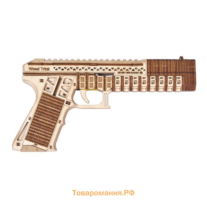 Сборная модель из дерева «Пистолет Защитник»