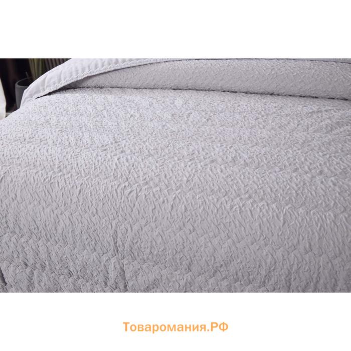 Комплект с покрывалом «Надин», размер 160х220 см, 50х70 см, цвет серый