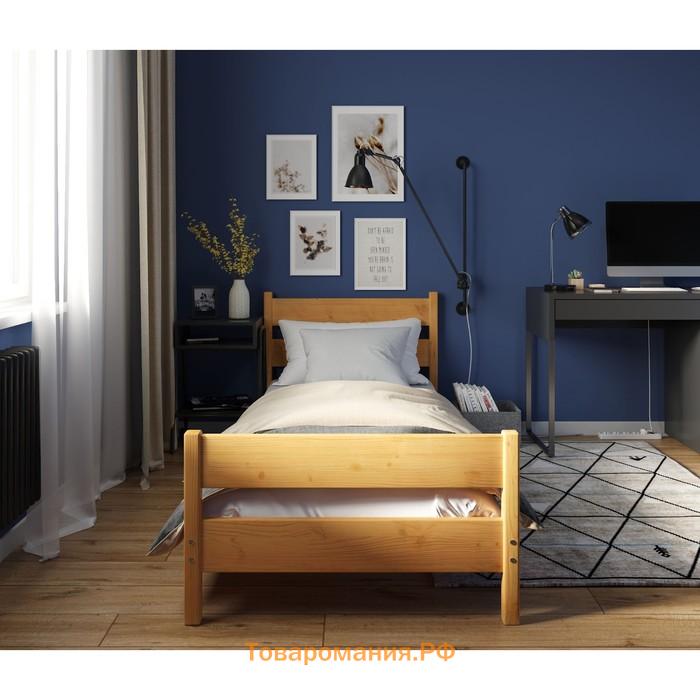 Кровать «Фрида», 80 × 200 см, массив сосны, без покрытия