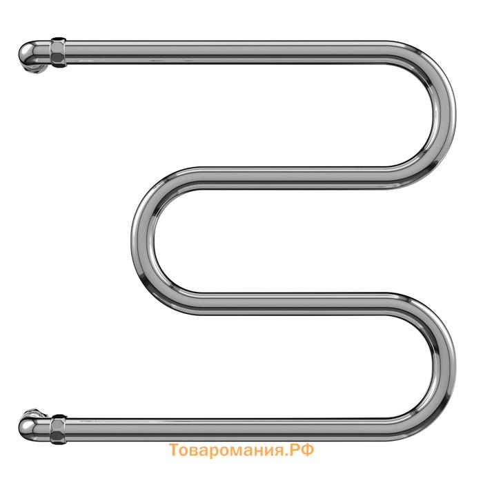 Полотенцесушитель водяной TERMINUS AISI 25, эконом, М-образный, 500х600 мм, хром