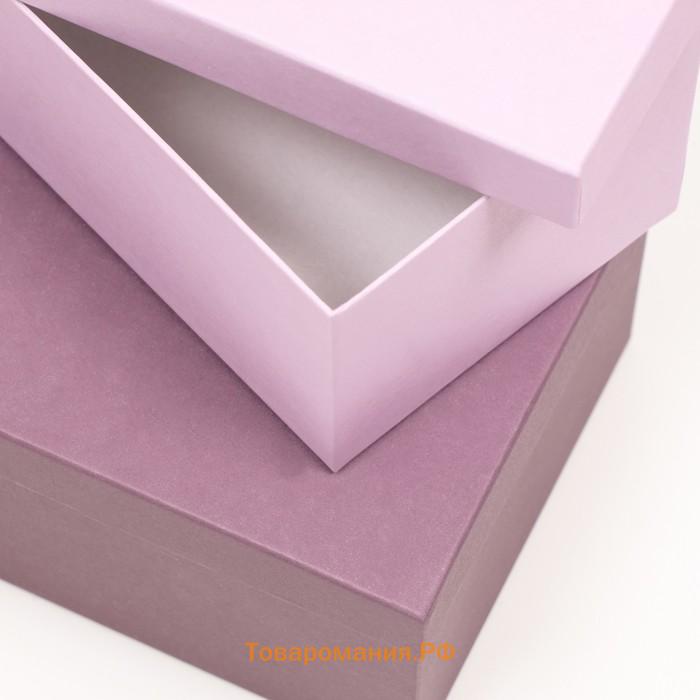 Набор коробок 10 в 1 "Лаванда" 30,5 х 20 х 13 - 12 х 6,5 х 4 см