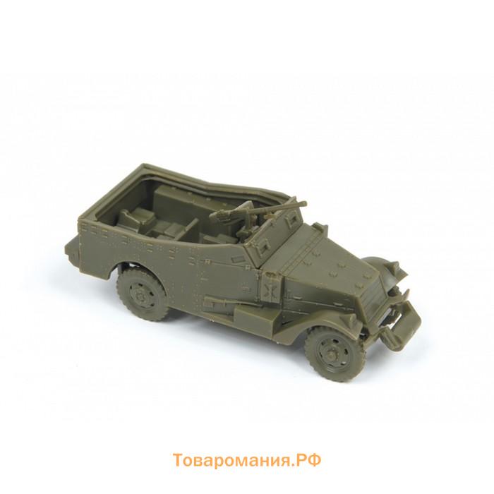Сборная модель «Советский бронетранспортер М-3 Скаут с пулеметом» Звезда, 1/100, (6273)