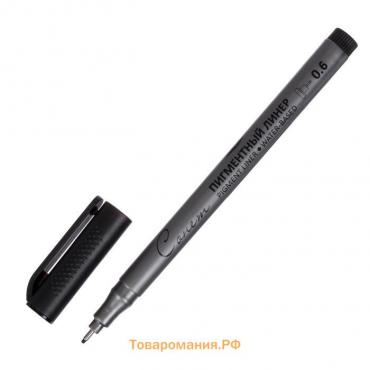 Ручка капиллярная для черчения ЗХК "Сонет" линер 0.6 мм, чёрный, 2341649