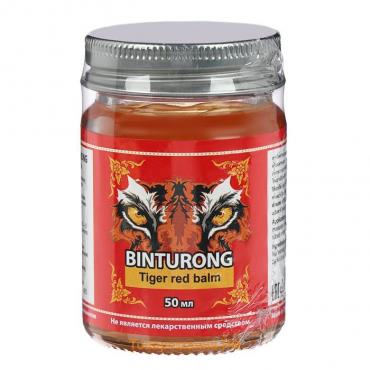 Бальзам Binturong Tiger Red Balm, разогревающий, от ушибов и растяжений, 50 г