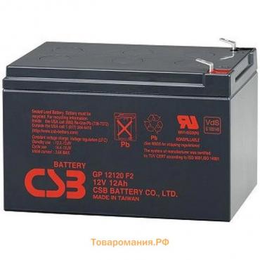 Аккумуляторная батарея CSB 12 Ач 12 Вольт GP 12120